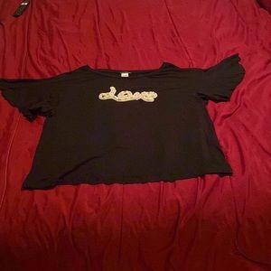 Beautiful Love tee from Venus, beaded with diamond accents!  See pictures.